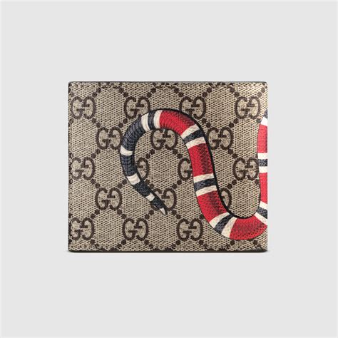 supreme wallet mens|gucci snake wallet men's.